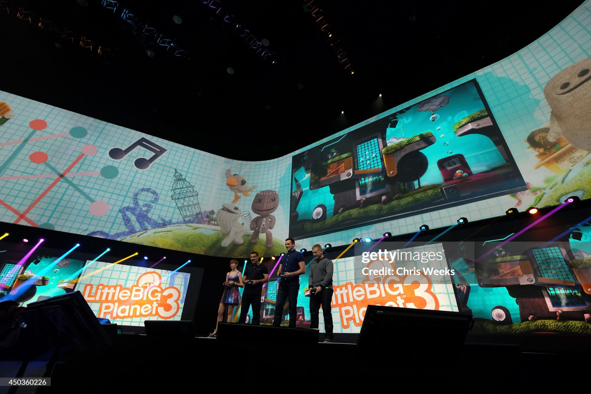 LittleBigPlanet 3 presented on stage at Sony's E3 2014 press conference